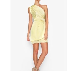 NWT BCBG size 2 One Shoulder Cocktail Dress